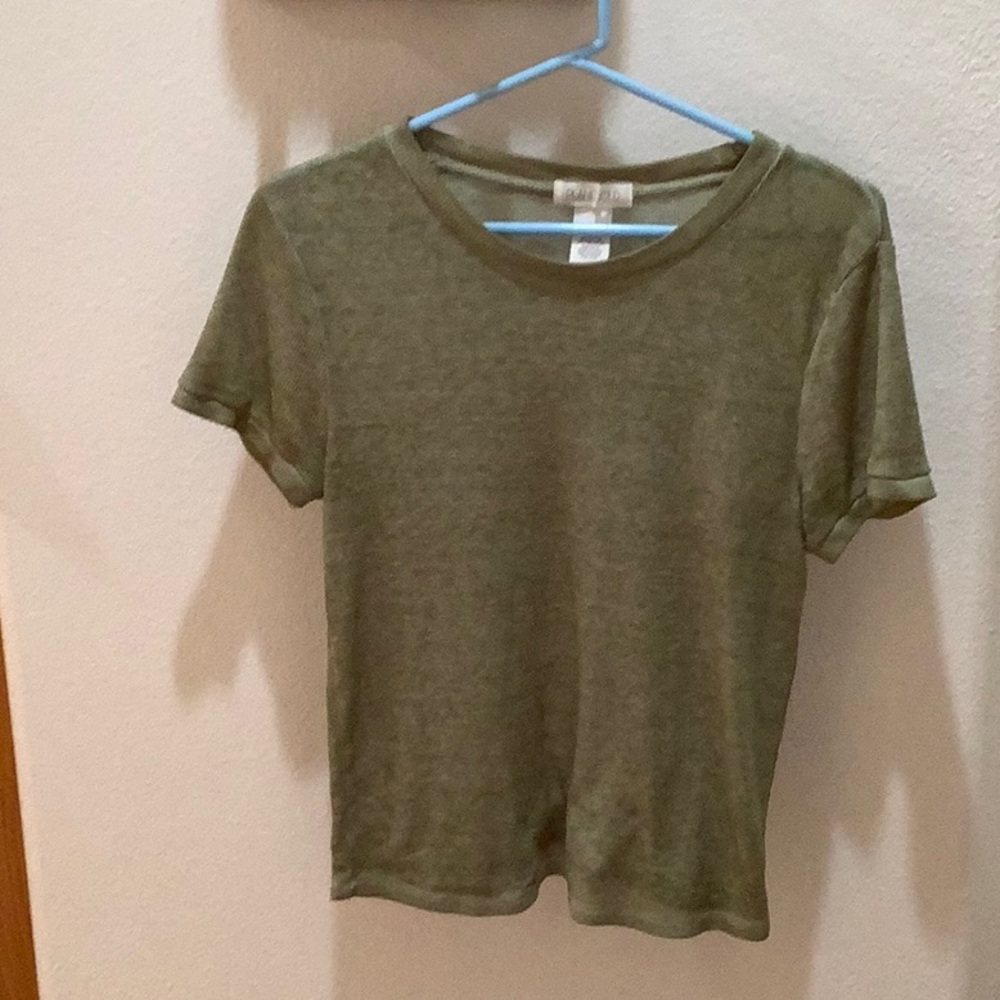 Gray Stretch T Shirt